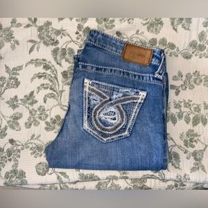 Big Star Distressed Blue Jeans